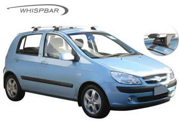 Hyundai Getz Yakima Whispbar roof rack